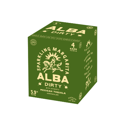 Picture of Alba Dirty Sparkling Margarita 5.9% Cans 4x250ml