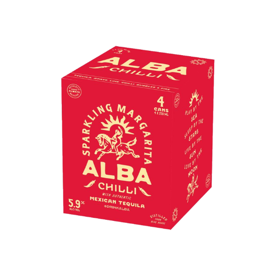 Picture of Alba Chilli Sparkling Margarita 5.9% Cans 4x250ml