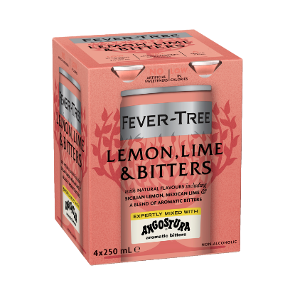 Picture of Fever-Tree Lemon Lime & Bitters Cans 4x250ml