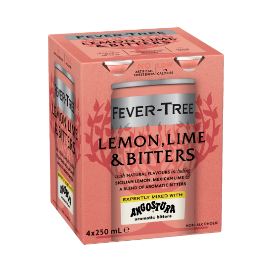 Picture of Fever-Tree Lemon Lime & Bitters Cans 4x250ml