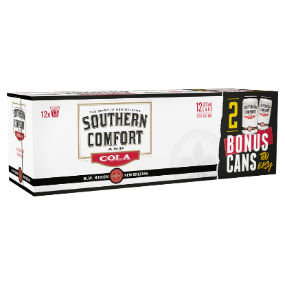 Picture of Southern Comfort & Cola 4.5% Cans 12x375ml