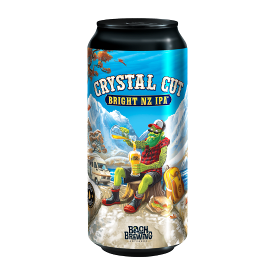 Picture of Bach Brewing Crystal Cut Bright NZ IPA Can 440ml