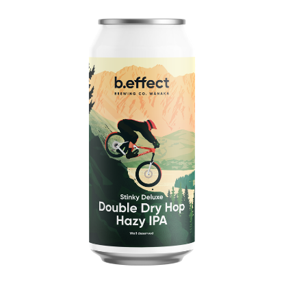 Picture of B.Effect Stinky Deluxe Double Dry Hop Hazy IPA Can 440ml