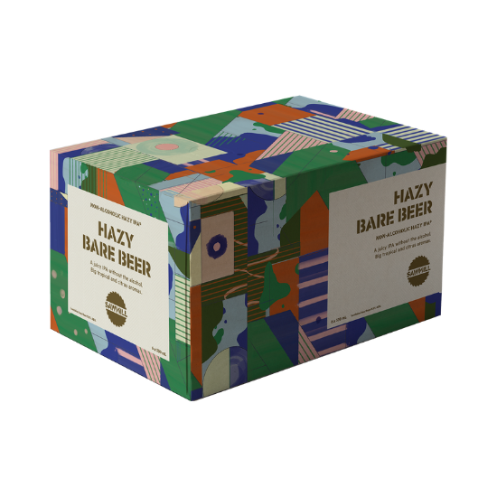 Picture of Sawmill Hazy Bare Beer Non-Alcoholic Hazy IPA Cans 6x330ml