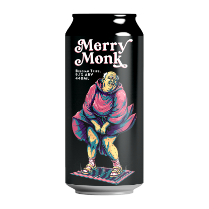 Picture of Double Vision Merry Monk Belgium Tripel Can 440ml