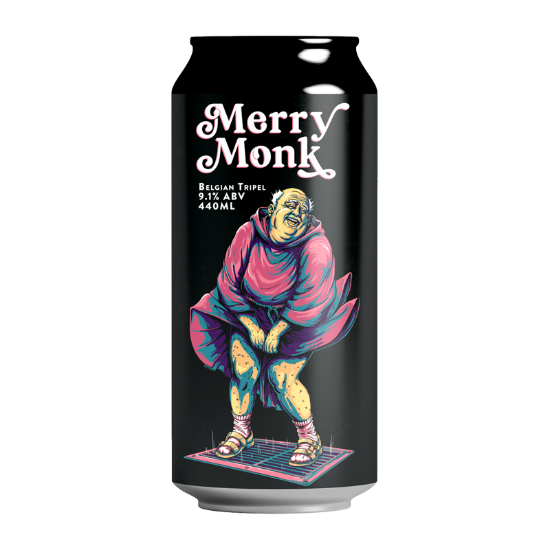 Picture of Double Vision Merry Monk Belgium Tripel Can 440ml