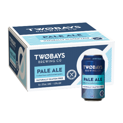 Picture of TWØBAYS Brewing Co Pale Ale Gluten-Free Cans 4x4x375ml