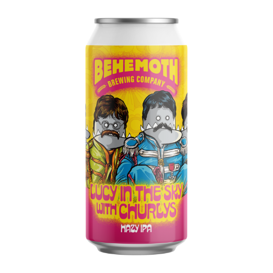 Picture of Behemoth Lucy in the Sky with Churlys Hazy IPA Can 440ml