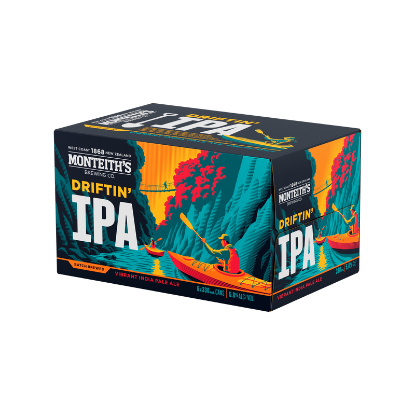 Picture of Monteith's Driftin' IPA Cans 6x330ml