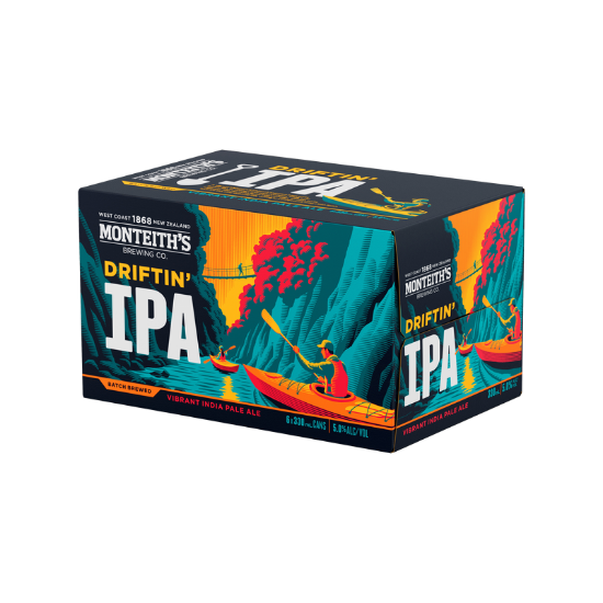 Picture of Monteith's Driftin' IPA Cans 6x330ml