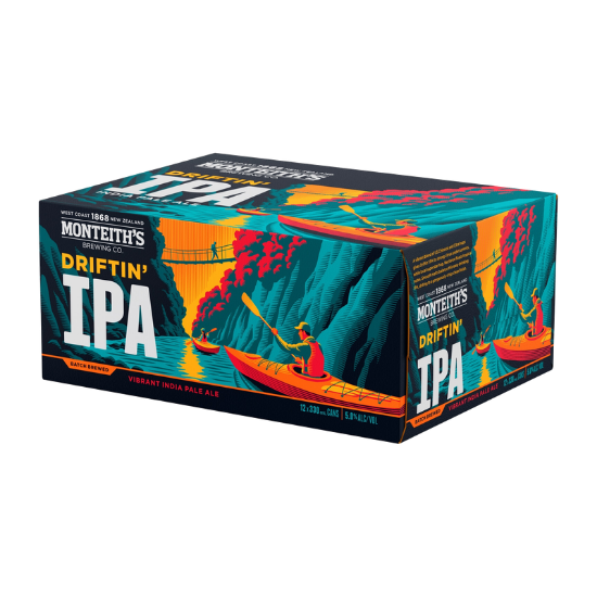 Picture of Monteith's Driftin' IPA Cans 12x330ml