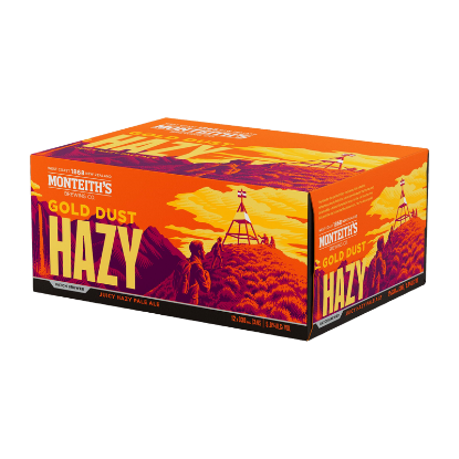 Picture of Monteith's Gold Dust Hazy Pale Ale Cans 12x330ml