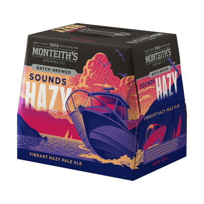 Picture of Monteith's Sounds Hazy Pale Ale Bottles 12x330ml