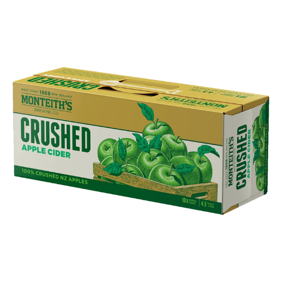 Picture of Monteith's Crushed Apple Cider Cans 10x330ml