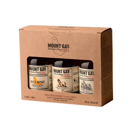 Picture of Mount Gay Barbados Rum Discovery Pack 3x200ml