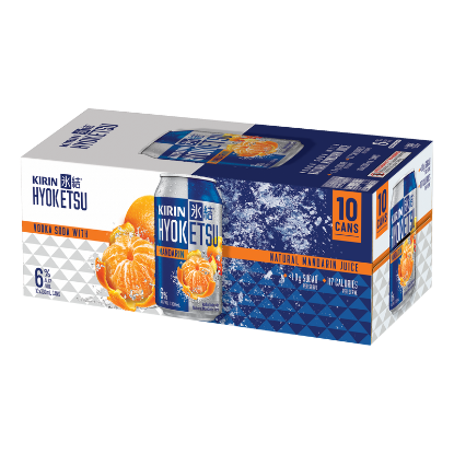 Picture of Kirin Hyoketsu Mandarin Vodka Soda 6% Cans 10x330ml
