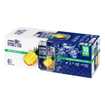 Picture of Kirin Hyoketsu Pineapple Vodka Soda 6% Cans 10x330ml