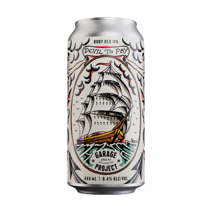 Picture of Garage Project Toughie Sticker No.2 Devil to Pay IPA Can 440ml