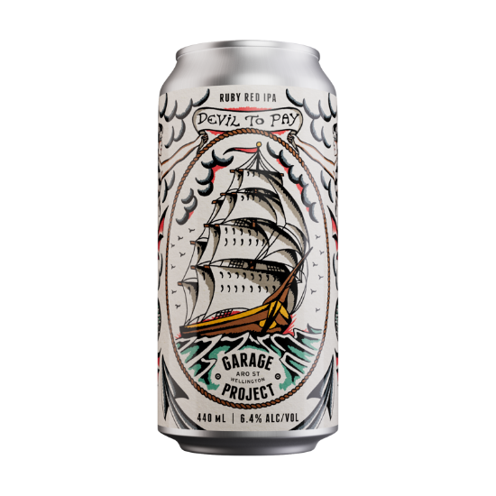 Picture of Garage Project Toughie Sticker No.2 Devil to Pay IPA Can 440ml