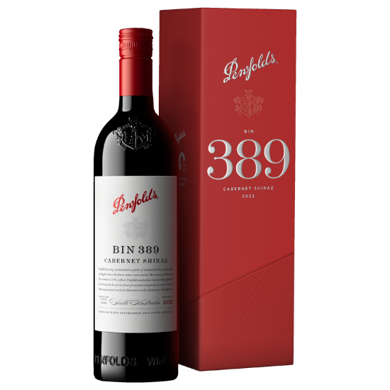 Picture of Penfolds Bin 389 Cabernet Shiraz 2022 Gift Box 750ml