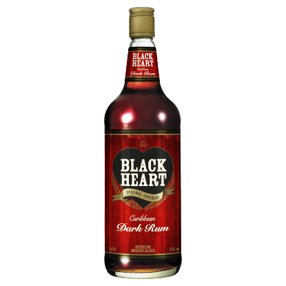 Picture of Black Heart Dark Rum 1 Litre