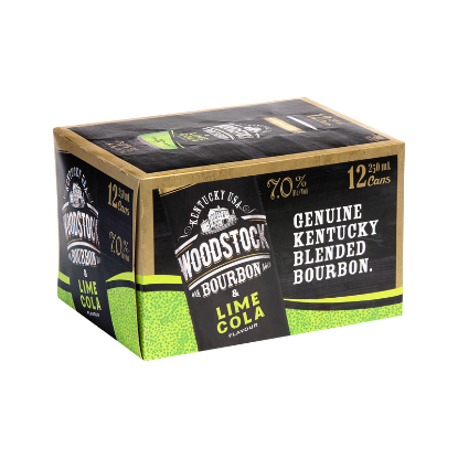 Picture of Woodstock & Lime Cola 7% Cans 12x250ml