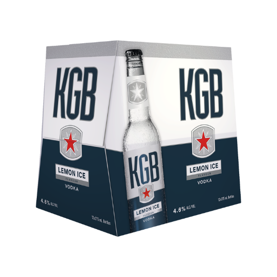 Picture of KGB Lemon Ice 4.6% Bottles 12x275ml