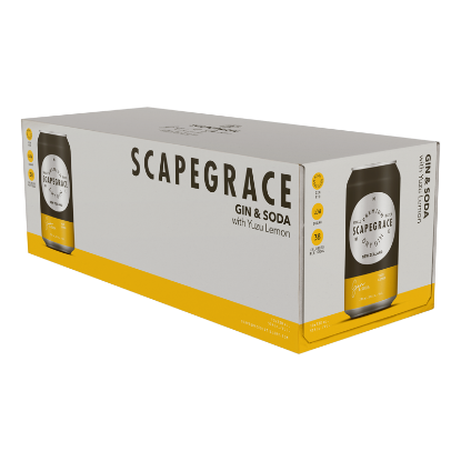 Picture of Scapegrace Gin & Soda Yuzu Lemon 5% Cans 10x330ml