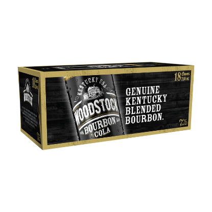 Picture of Woodstock & Cola 7% Cans 18x250ml