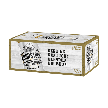Picture of Woodstock & Zero Sugar Cola 7% Cans 18x250ml