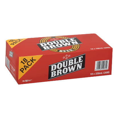 Picture of Double Brown Cans 18x330ml