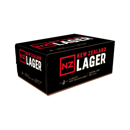 Picture of NZ Lager 4.8% Cans 12x330ml