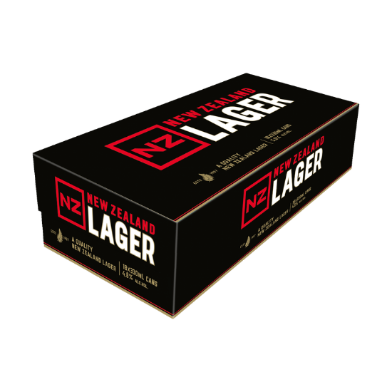 Picture of NZ Lager 4.8% Cans 18x330ml