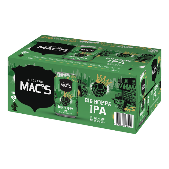 Picture of Mac's Big Hoppa IPA Cans 12x330ml