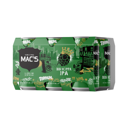 Picture of Mac's Big Hoppa IPA Cans 6x330ml