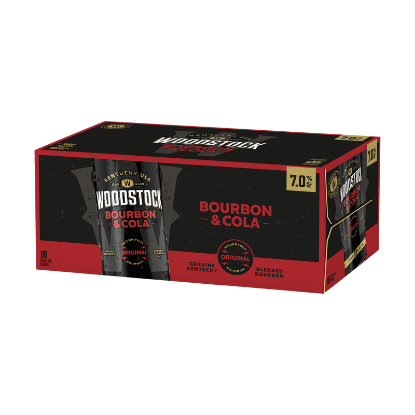 Picture of Woodstock & Cola 7% Cans 18x250ml