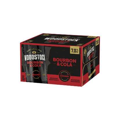 Picture of Woodstock & Cola 7% Cans 12x250ml