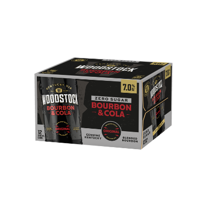 Picture of Woodstock & Zero Sugar Cola 7% Cans 12x250ml