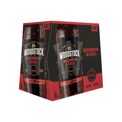 Picture of Woodstock & Cola 4.8% Bottles 12x330ml