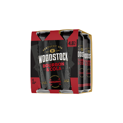 Picture of Woodstock & Cola 4.8% Cans 4x440ml