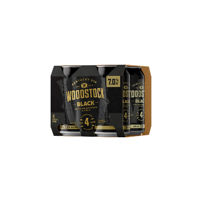Picture of Woodstock Black 4 Year Blend & Cola 7% Cans 4x330ml