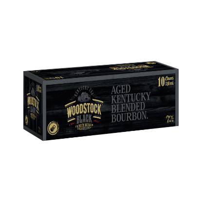 Picture of Woodstock Black 4 Year Blend & Cola 7% Cans 10x330ml