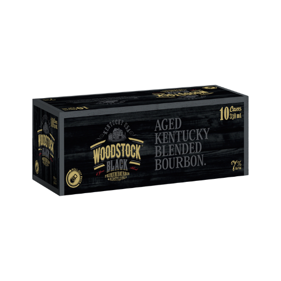 Picture of Woodstock Black 4 Year Blend & Cola 7% Cans 10x330ml