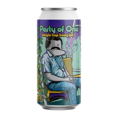 Picture of Behemoth Party Of One Single Hop Hazy IPA Can 440ml