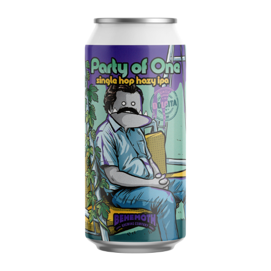 Picture of Behemoth Party Of One Single Hop Hazy IPA Can 440ml