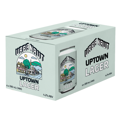 Picture of Urbanaut Uptown Lager Cans 6x330ml