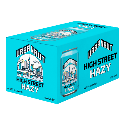 Picture of Urbanaut High Street Hazy Pale Ale Cans 6x330ml