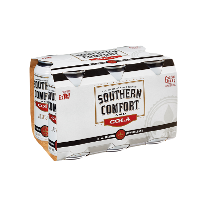 Picture of Southern Comfort & Cola 4.5% Cans 6x375ml