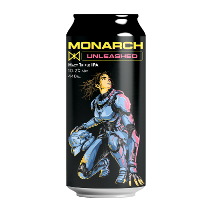 Picture of Double Vision Monarch Unleashed Hazy Triple IPA Can 440ml