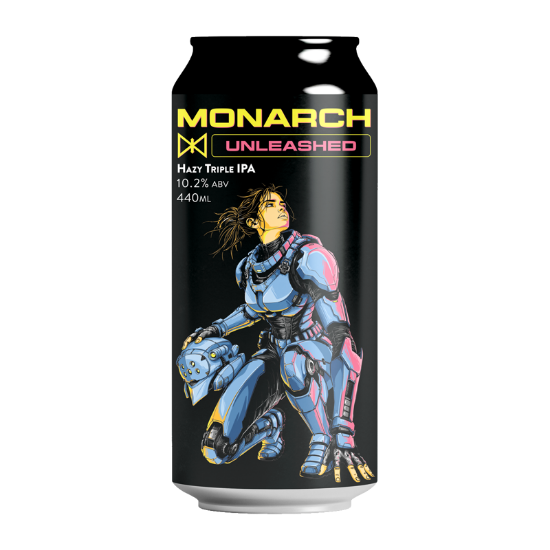 Picture of Double Vision Monarch Unleashed Hazy Triple IPA Can 440ml